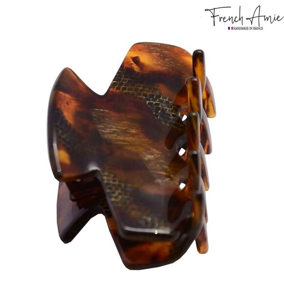 Hair Claw Clip Celluloid Brown Shell Net Small Durable Fashion Accessories main image 6